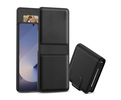 Etui do telefonów TECH-PROTECT WALLET GALAXY Z FLIP 7 BLACK 5906302318346